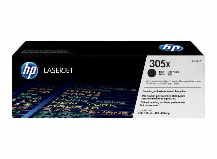 HP CE410X (305X) Siyah Orjinal Toner Yüksek Kap. - Laserjet M351a / M451dn (T10023)