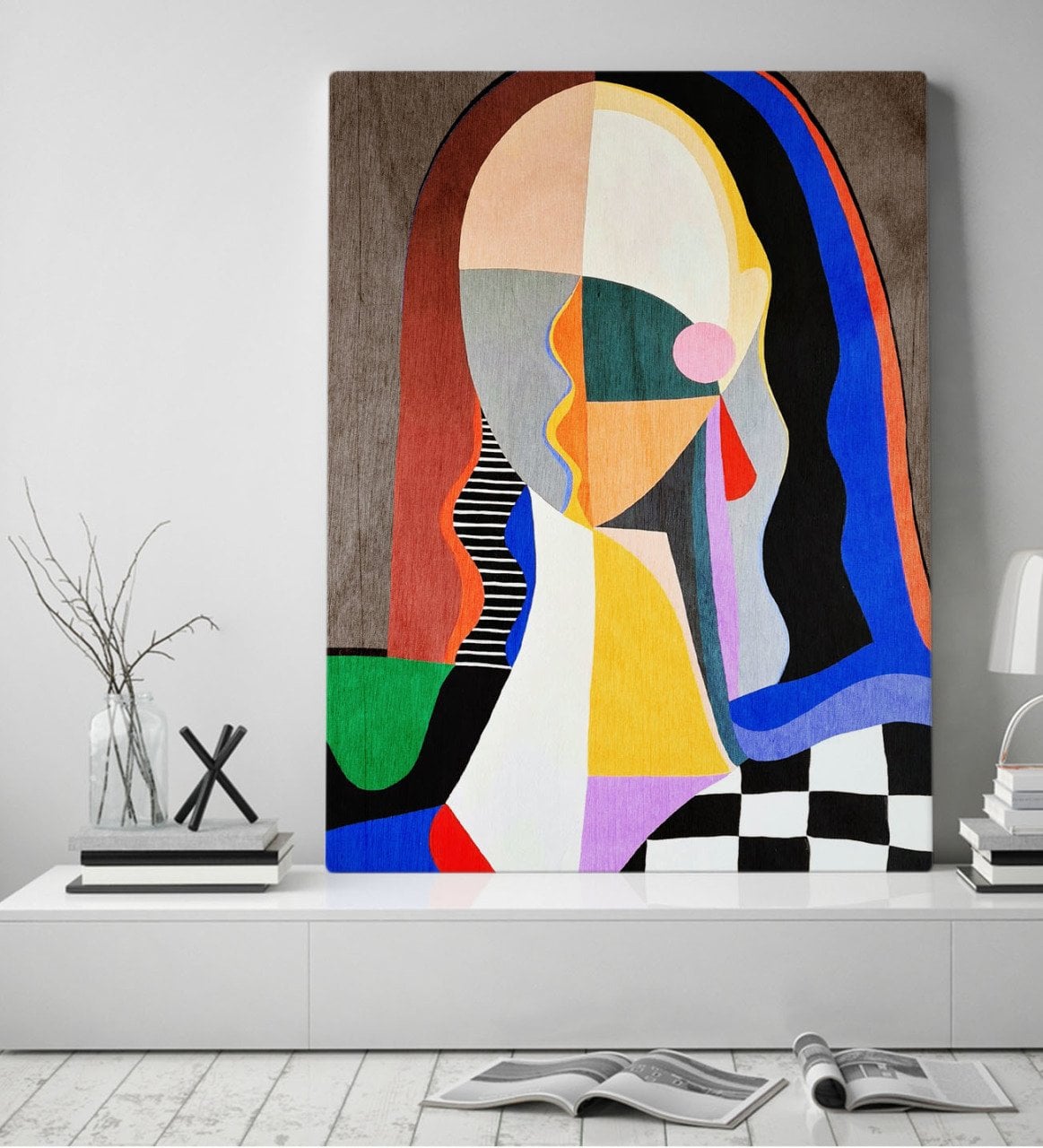 BK Home Dear Mona Tasarımlı Kanvas Tablo 50x70cm-1