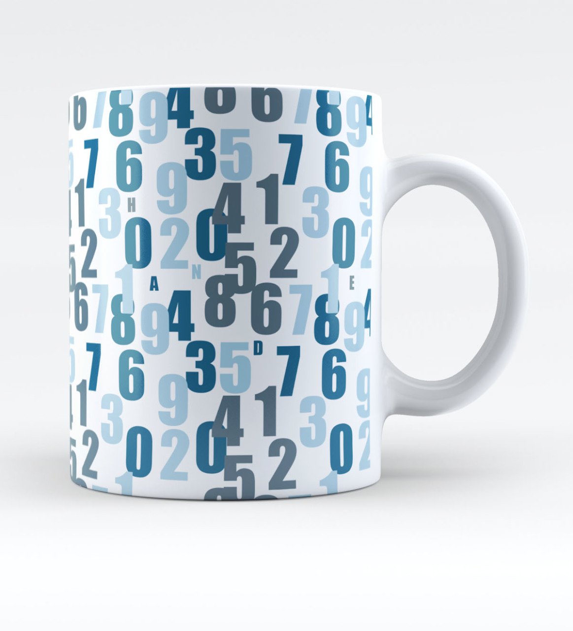 Kişiye Özel Sayılar Tasarımlı Kupa Bardak - 2