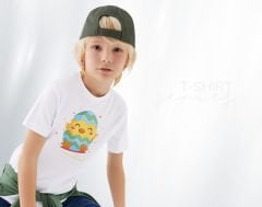 BK Gift Paskalya Tasarımlı Erkek Çocuk Beyaz T-shirt, Arkadaşa Hediye, Doğum Günü Hediyesi, Trend Tişört, Paskalya Bayramı-2