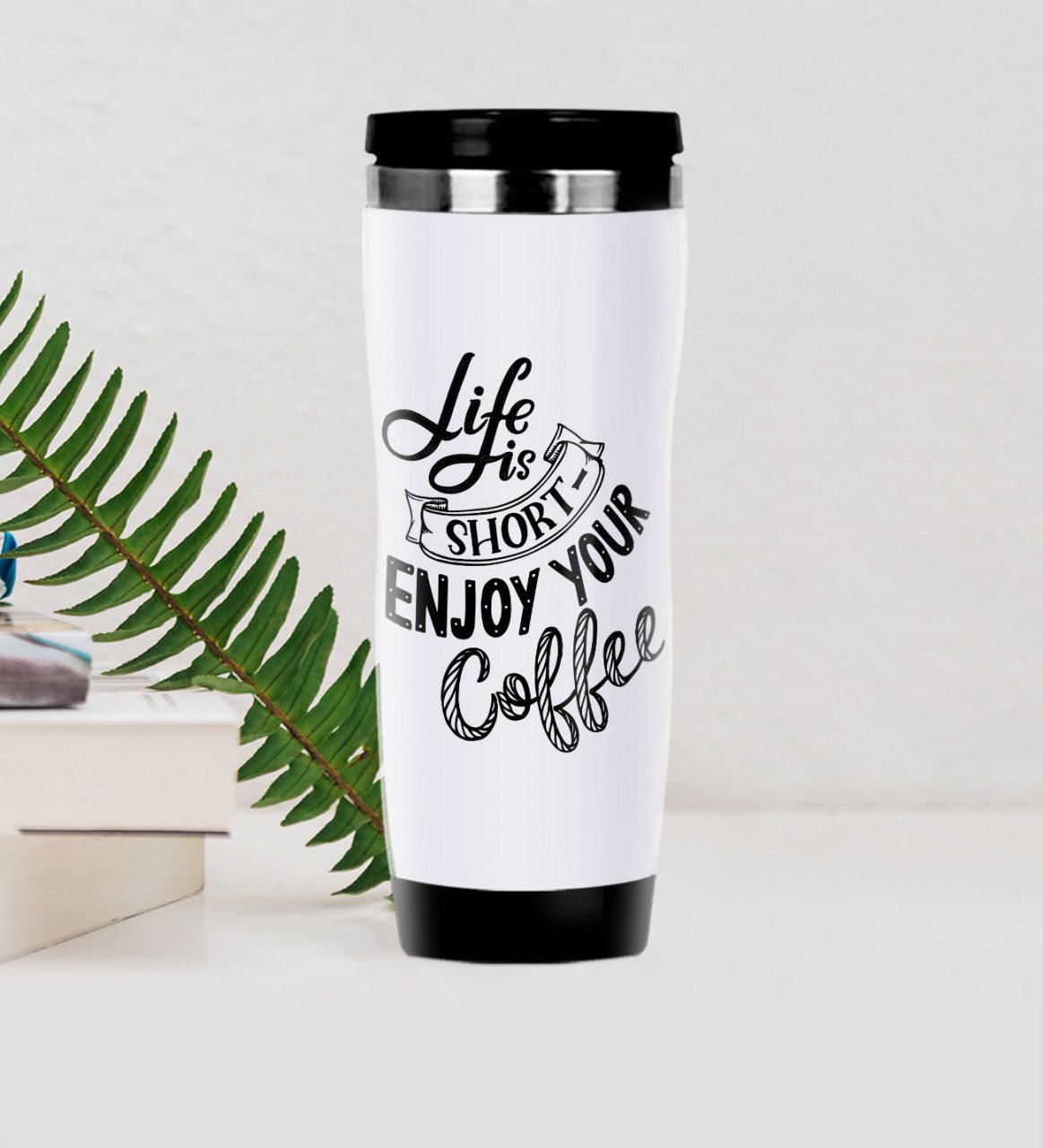 BK Gift Coffee Tasarımlı Çelik Termos Bardak-19