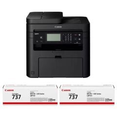 Canon MF237w Çok Fonksiyonlu Mono Lazer Yazıcı / Tarayıcı / Fotokopi / Fax / Wi-Fi / ADF + 2 Toner Hediyeli