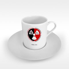 Kişiye Özel Mesleki Radyoterapist Türk Kahvesi Fincanı