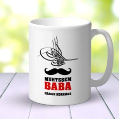 Kişiye Özel Beyaz Kupa Bardak (Babalar Günü Temalı) 18 - 1