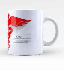 Kişiye Özel Mesleki Doktor Kupa Bardak - 5