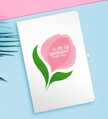 Kişiye Özel En İyi Öğretmen Beyaz Defter-14