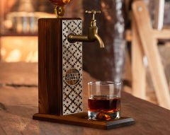 BK Gift Kişiye Özel Kabartma İsimli Musluklu Ahşap İçki Standı, Viski Çeşmesi, Doğum Günü Hediyesi, Ev Hediyesi, İçecek Dispenseri-72