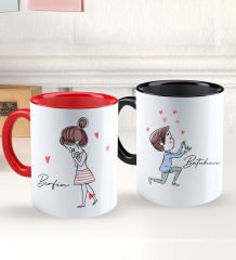 BK Gift Kişiye Özel Sevgili Temalı 2’li Defter Kupa Hediye Seti, Sevgiliye Hediye, Sevgililer Günü Hediyesi-9