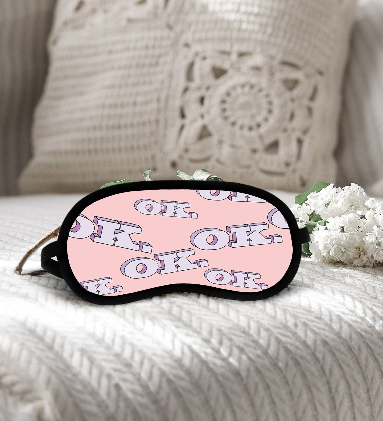 BK Gift Esprili Uyku Göz Bandı, Arkadaşa Hediye, Doğum Günü Hediyesi, Uyku Bandı-3