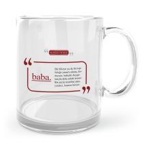 Kişiye Özel Baba Cam Kupa Bardak - 1