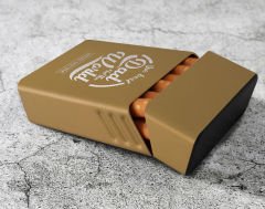 BK Gift Kişiye Özel İsimli Babalar Günü Tasarımlı Sarı Metal Sigara Tabakası ,Babalar Günü Hediyesi , Babaya Hediye , Sigara Tabakası-5