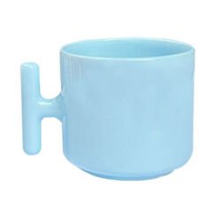 Sublimasyon Seramik Mavi Latte Kupa - Kutulu