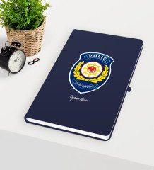 Kişiye Özel Polis Çevik Kuvvet Temalı Lacivert Defter