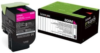Lexmark 80C8HM0 (808HM) Kırmızı Orjinal Toner Yüksek Kapasite - CX410 / CX510 (T3304)