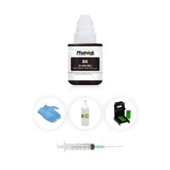 Canon E414 için  Photoink PLUS Siyah Kartuş Dolum Seti