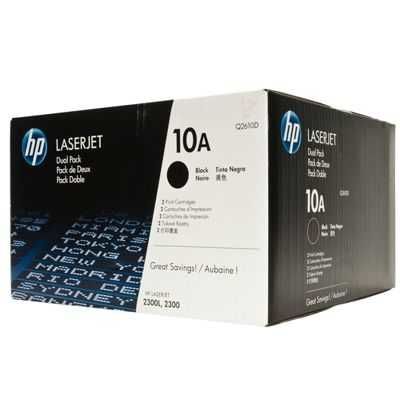 HP Q2610D (10D) 2Lİ Paket Siyah Orjinal Toner  Laserjet 2300 (T10094)