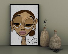 BK Home The Lazy People Collection Hot Girl Tasarımlı Kanvas Tablo 30x50cm-1