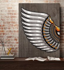 BK Home Kanat Tasarımlı Kanvas Tablo 70x100cm-1