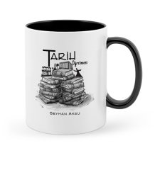 Kişiye Özel Tarih Öğretmeni Siyah Kupa Bardak - 1