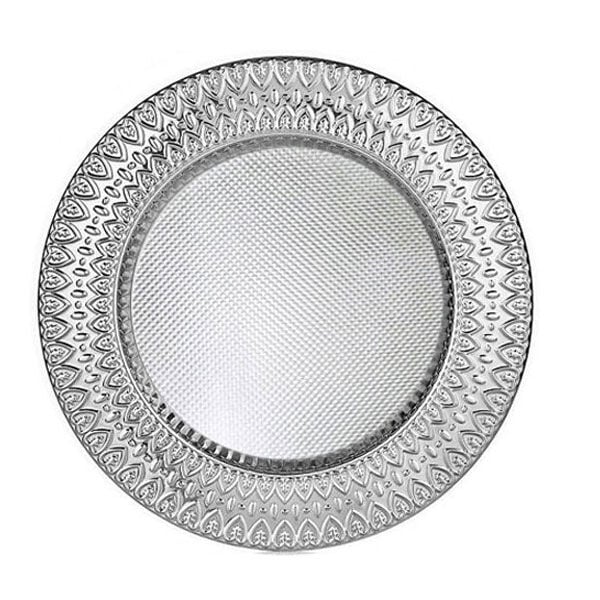 Sublimasyon 25 cm Gümüş Metal Tabak - Ardiva