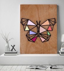 BK Home Kelebek Tasarımlı Kanvas Tablo 50x70cm-1