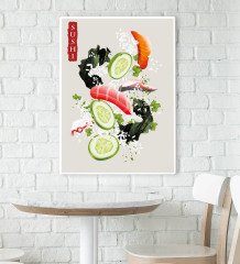 BK Gift Cafe & Bar & Restaurant Konseptli Kanvas Tablo 70x100cm-1
