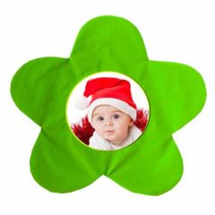 Sublimasyon Papatya Yastık - Yeşil