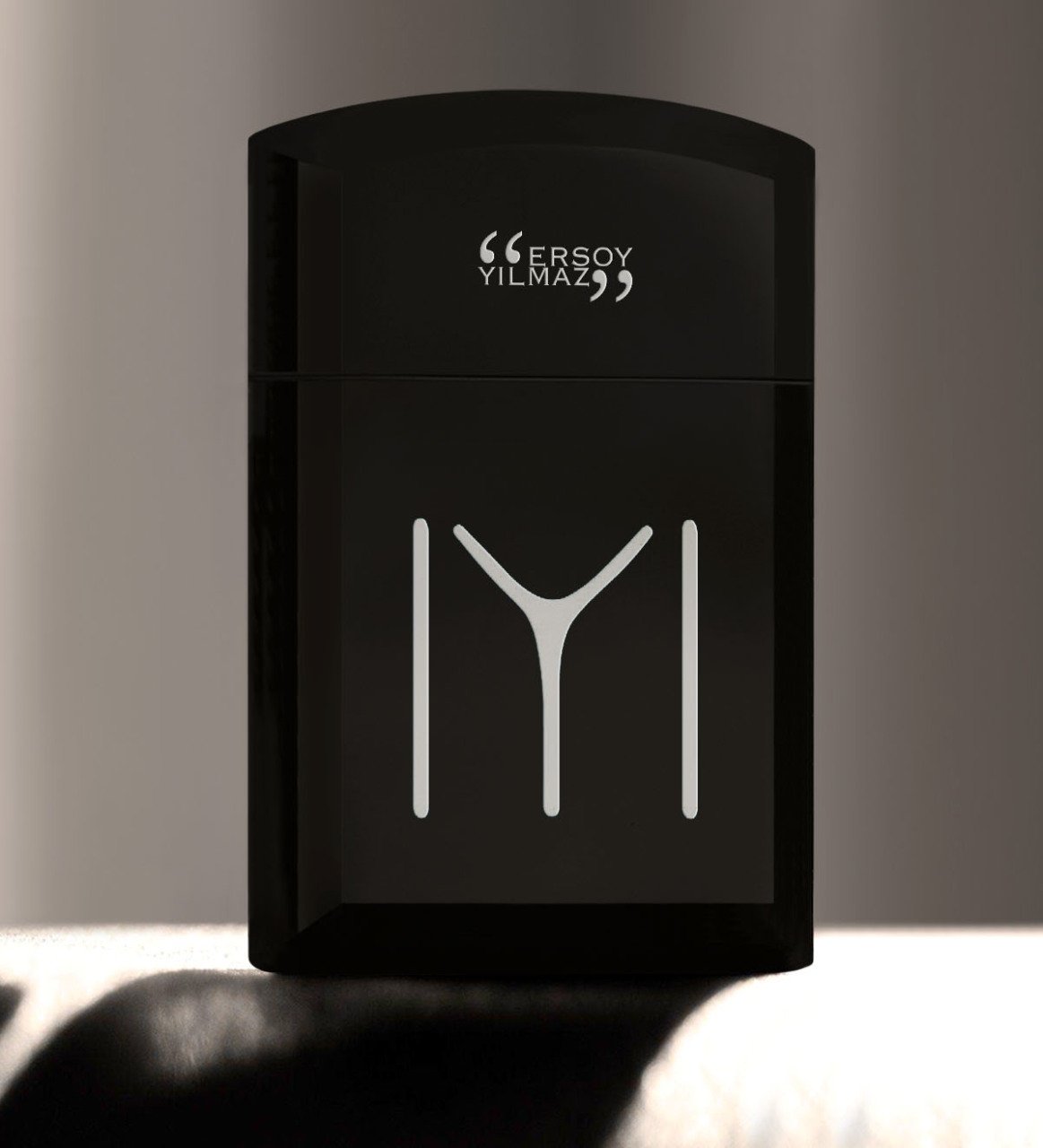 Kişiye Özel Kayı Boyu Siyah Metal Çakmak - 1