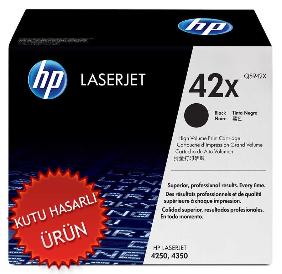 HP Q5942X (42X) Siyah Orjinal Toner - Laserjet 4250 (C) (T8538)