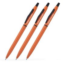 Kişiye Özel Turuncu Metal Tükenmez Kalem (100 Adet) Model 46