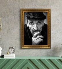 Kişiye Özel Altın Yaldız Çerçeveli A3 Tablo