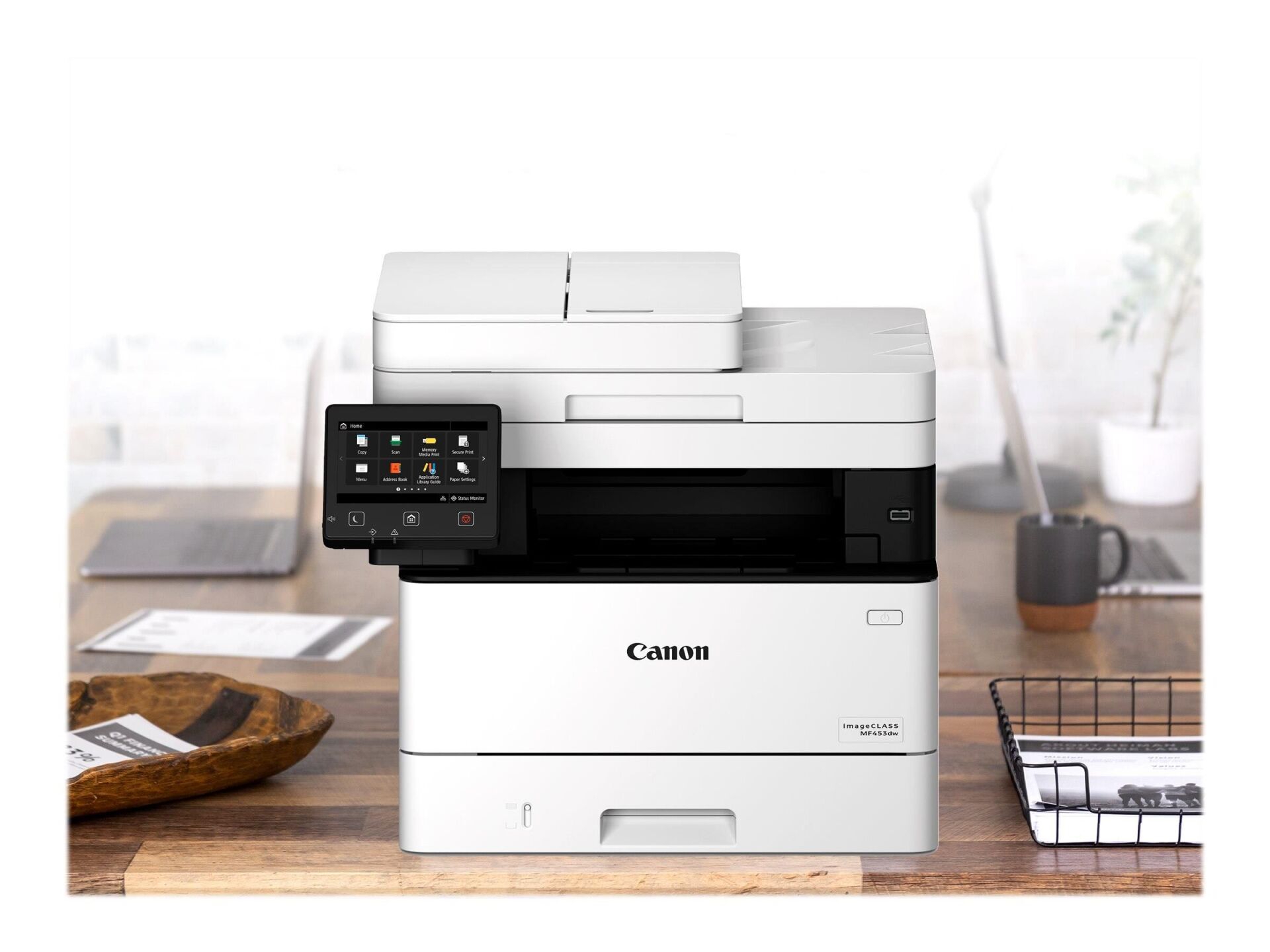 Canon MF453dw Çok Fonksiyonlu Mono Lazer Yazıcı / Tarayıcı / Fotokopi / Wi-Fi / ADF (38ppm)