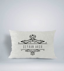 Kişiye Özel İsimli Dikdörtgen Araç Koltuk Yastığı-8