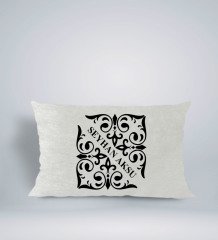 Kişiye Özel İsimli Dikdörtgen Araç Koltuk Yastığı-10