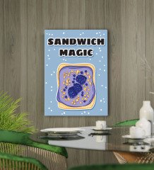 BK Gift Cafe & Bar & Restaurant Konseptli Kanvas Tablo 50x70cm-6