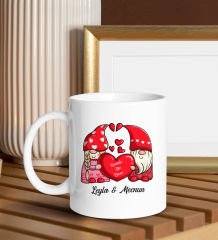 BK Gift Sevgiliye Özel Hediye Seti-1-2 Yıl Dönümü Hediyesi, İsimli Kupa, Sevgiliye Hediye, Sevgililer Günü Hediyesi