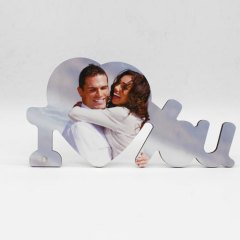 HDF  I Love You Çerçeve 15x30 cm