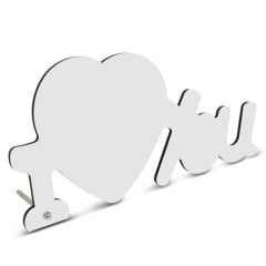 HDF  I Love You Çerçeve 15x30 cm