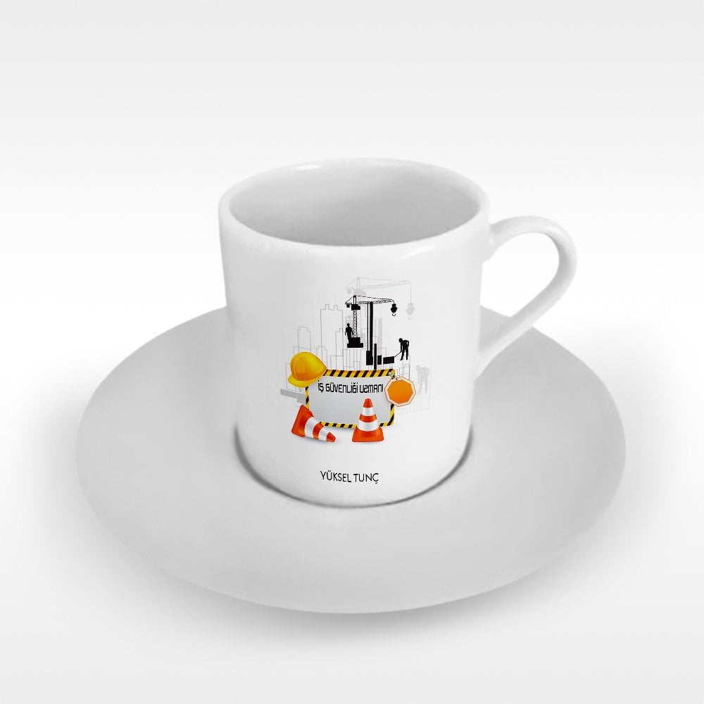 Kişiye Özel Mesleki İş Güvenliği Uzmanı Türk Kahvesi Fincanı