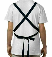 BK Gift Kişiye Özel İsimli Tarihli Bar Tasarımlı Profesyonel Mavi Mutfak Önlüğü, Aşçı Önlüğü, Şef Önlüğü, Arkadaşa Hediye-11