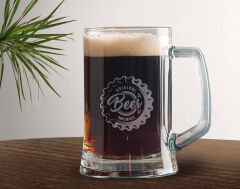 BK Gift Kişiye Özel İsimli Cam Bira Bardağı 50cl-6 , Arkadaşa Hediye , Sevgiliye Hediye