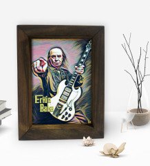 BK Gift Erkin Baba Tasarımlı Dekoratif Doğal Masif Ahşap Çerçeve 15x20cm-3