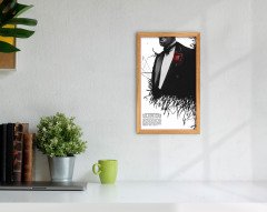 BK Home Godfather Baba Tasarımlı Dekoratif Retro Ahşap Tablo-21