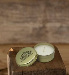 BK Gift Kişiye Özel İsimli Gold Metal Kutuda Kokulu Mum-3, Ev Hediyesi, Arkadaşa Hediye, Kokulu Mum