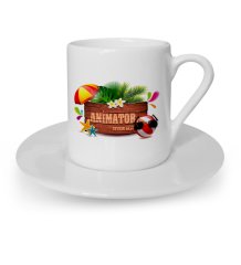 Kişiye Özel Mesleki Animatör Türk Kahvesi Fincanı - 1