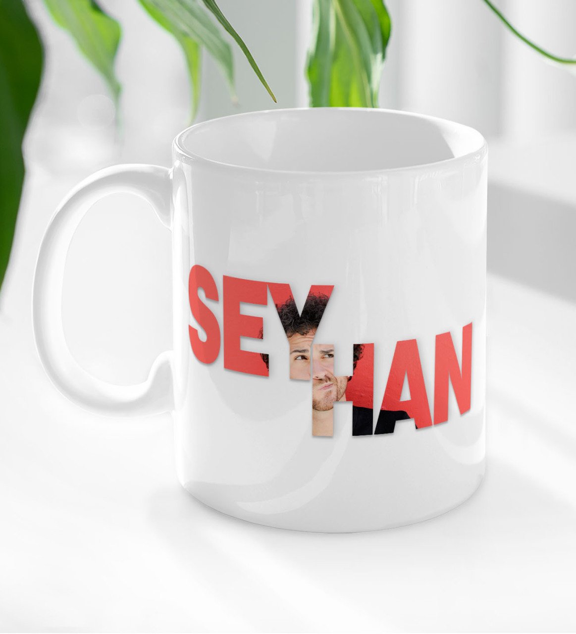 Kişiye Özel İsimli Fotoğraflı Beyaz Kupa Bardak-4