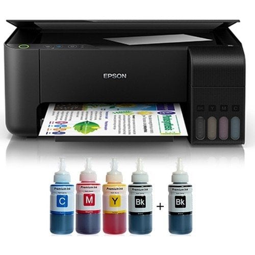 Epson Tanklı L3250 Photoink Mürekkepli Tanklı Yazıcı (1 Siyah Mürekkep Hediyeli)