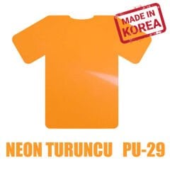 Neon Turuncu Flex / 51 cm x 1 metre