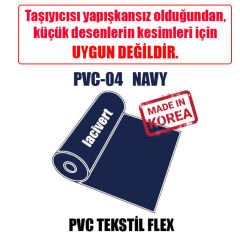 PVC Lacivert (Navy) Flex  / 51 cm x 1 metre