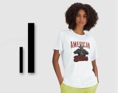 BK Gift Motorsiklet Tasarımlı Kadın Beyaz T-shirt -8, Arkadaşa Hediye, Doğum Günü Hediyesi, Sevgili Hediyesi